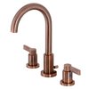 Fauceture FSC892NDLAC NuvoFusion Widespread Bathroom Faucet, Antique Copper FSC892NDLAC